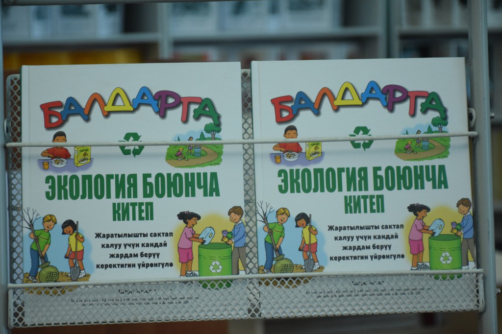 Вышла в свет книга по экологии для детей на кыргызском языке